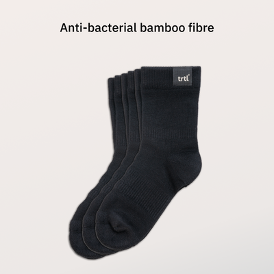 TRTL QUARTER CREW SOCKS