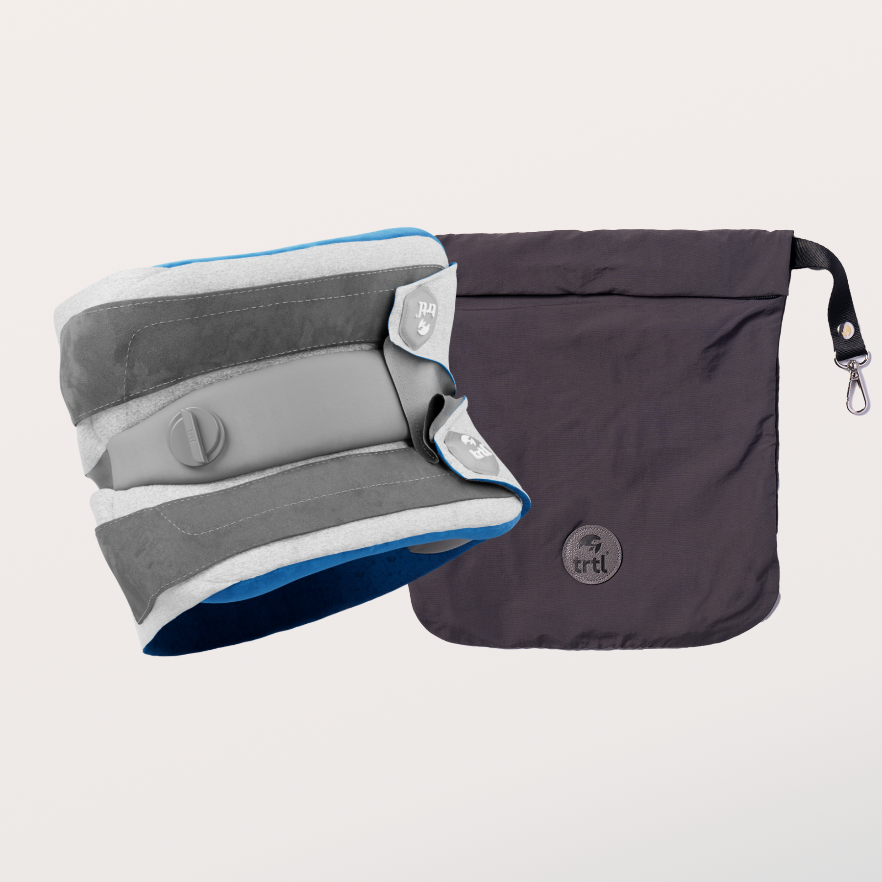 Trtl Pillow Plus blue lightweight wrap