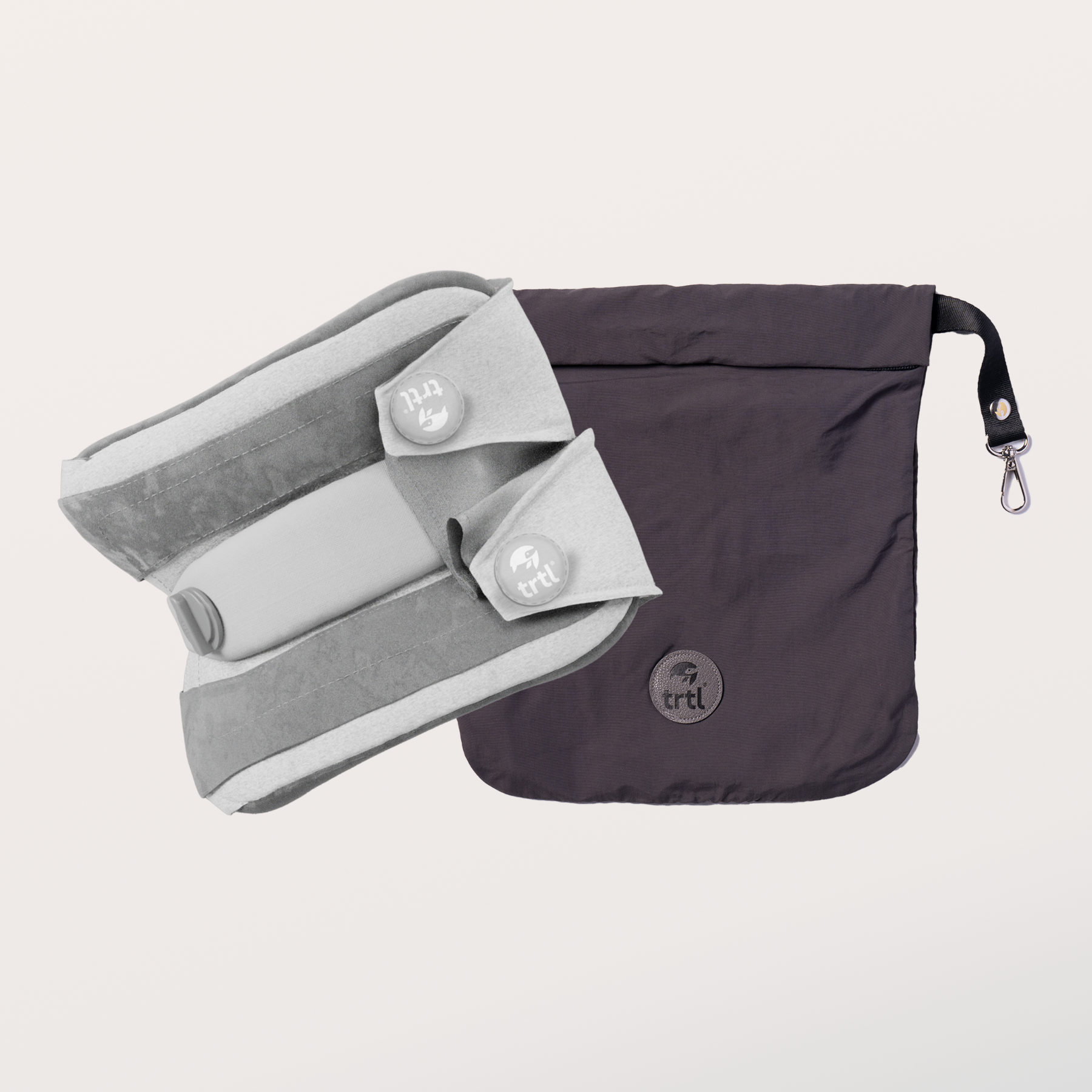 Trtl Pillow Plus travel support pillow charcoal