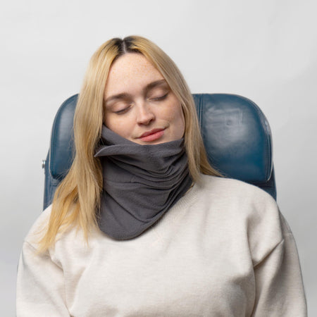 Skyrest Inflatable Travel Pillow- Neck Pillows for Travel, Travel Pillow for Sleeping Comfortably on Airplanes, Airplane Pillow for Buses, Cars